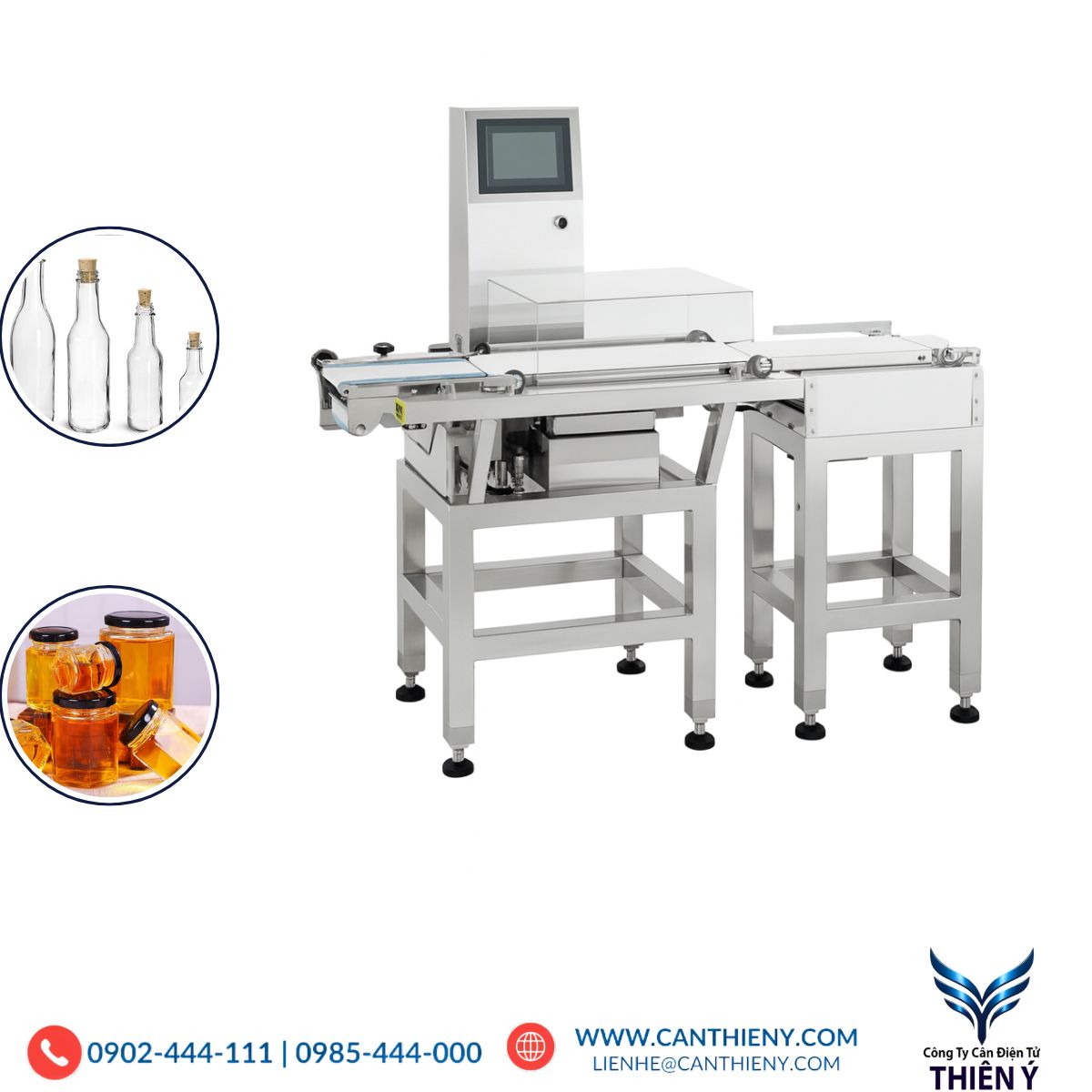 Cân kiểm tra chai PET, chai thủy tinh chính xác – Thiên Ý BH12T