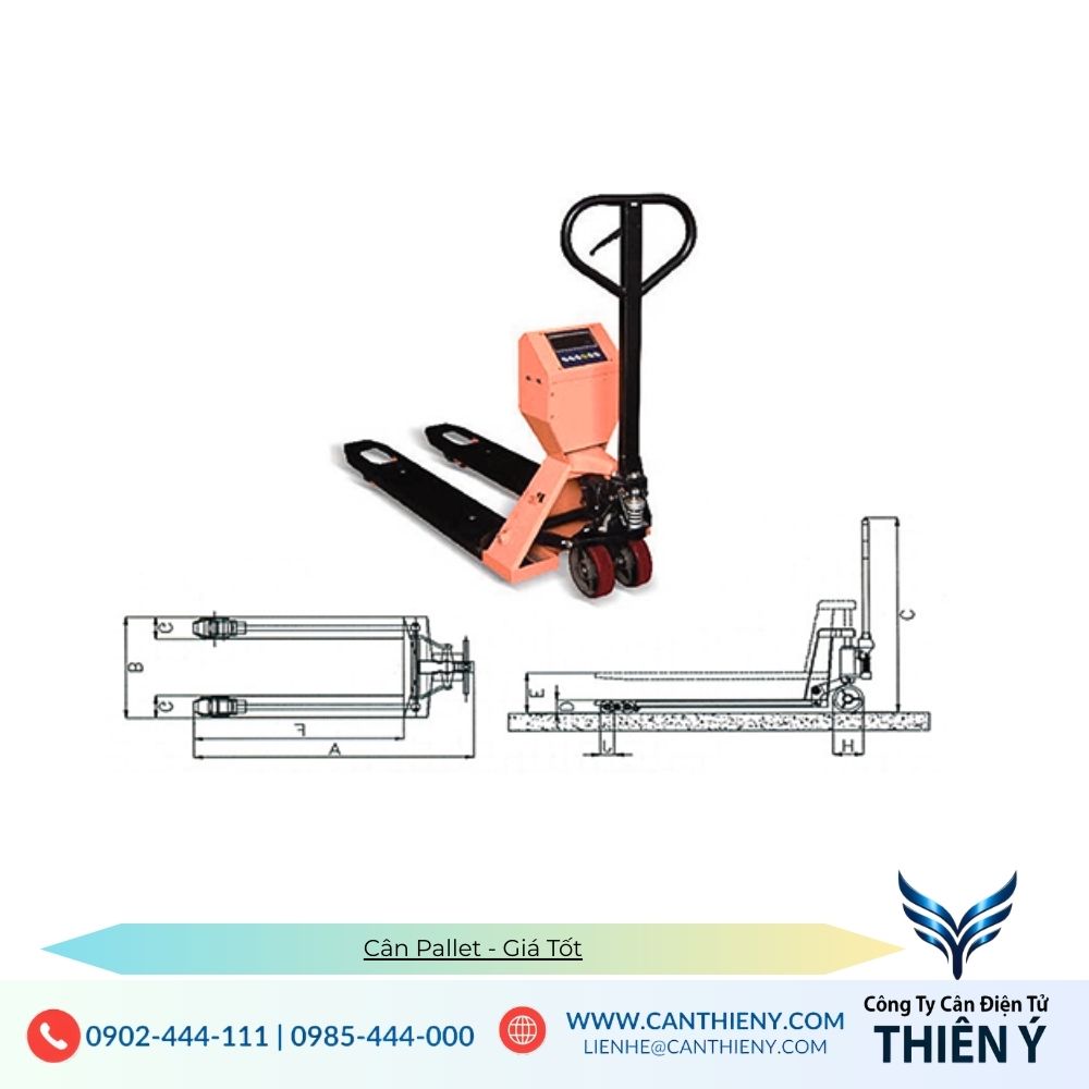 Cân Pallet Chữ U điện tử chất lượng, giá rẻ Thiên Ý