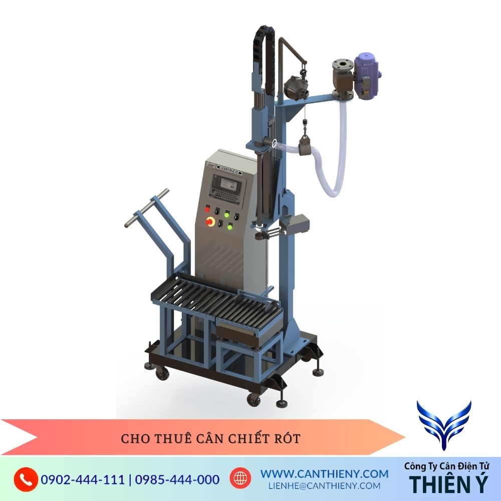 Cho thuê cân chiết rót chất lỏng cho ngành hóa chất chính hãng, chất lượng cao, bảo hành 12 tháng