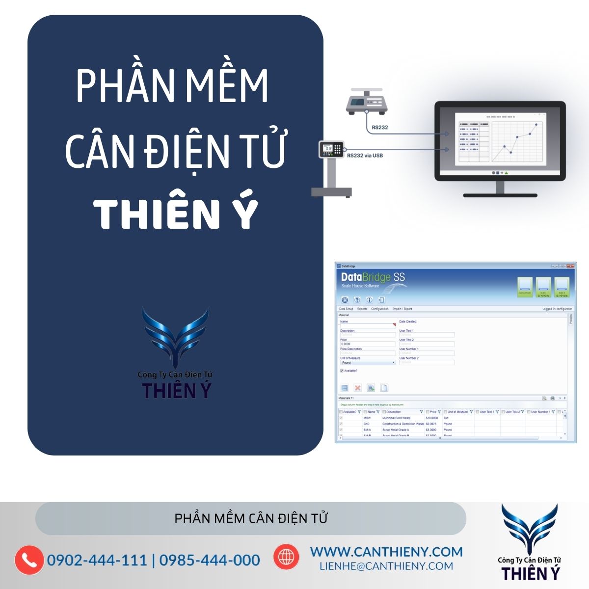 Phần mềm cân đồng bộ ERP (SAP, Odoo...) chính hãng, kết nối trực tiếp hệ thống quản lý doanh nghiệp