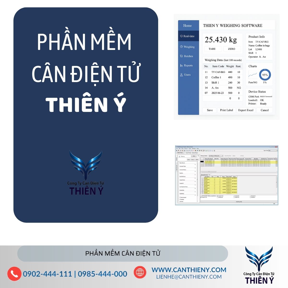 Phần mềm cân kết nối PLC - Giải pháp tự động hóa tối ưu cho doanh nghiệp.