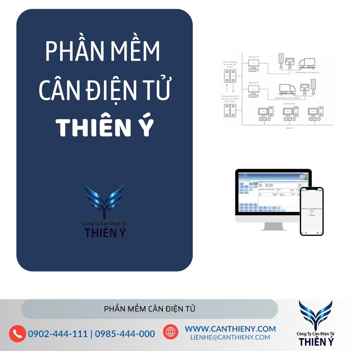 Phần mềm cân quản lý đa trạm Thiên Ý chính hãng