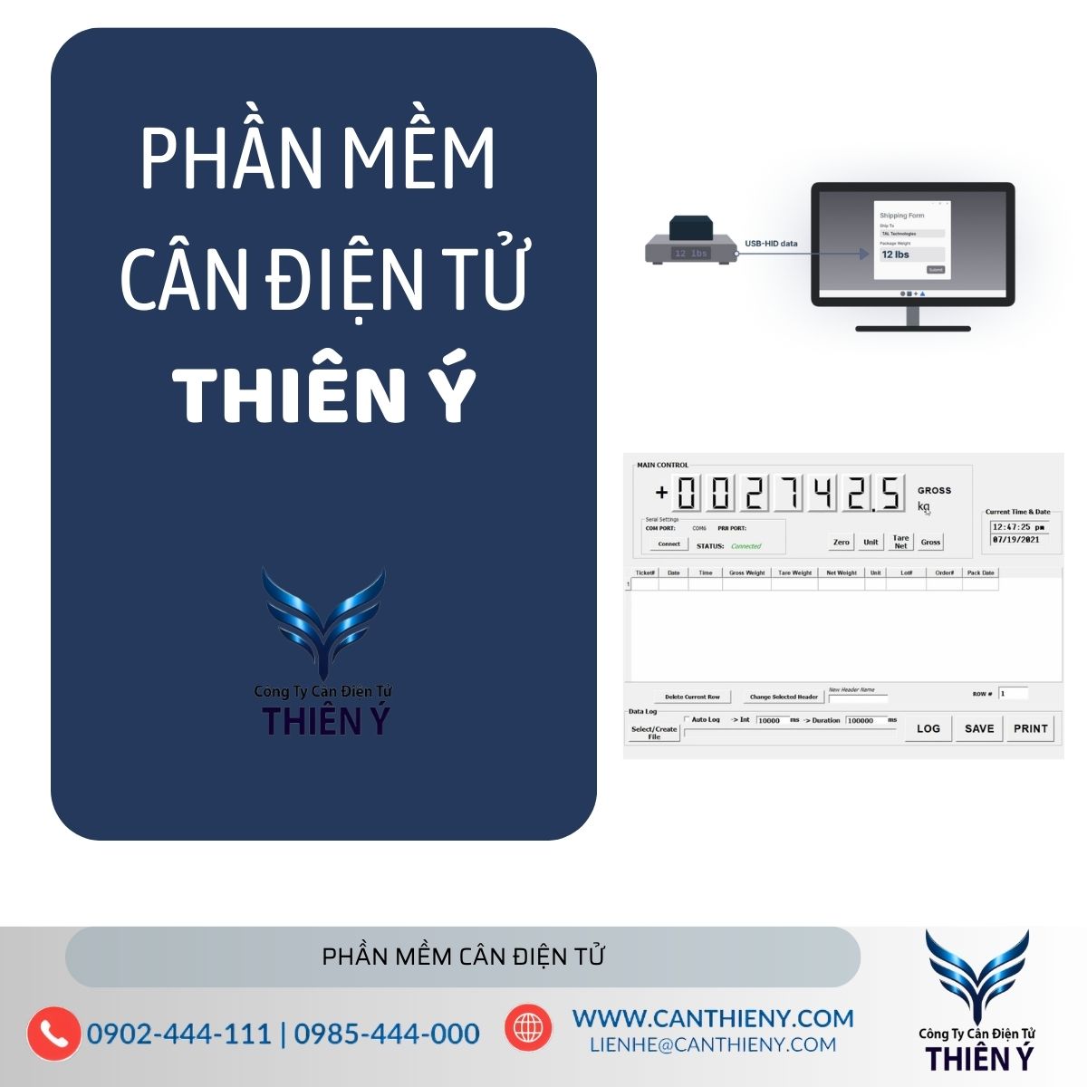 Phần mềm cân tùy biến theo yêu cầu chính hãng, linh hoạt cho mọi ngành