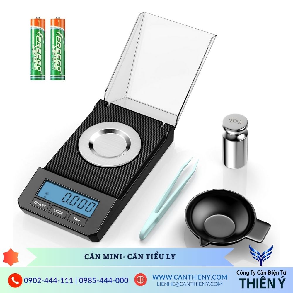 Cân điện tử bỏ túi có đèn nền chính hãng giá rẻ chất lượng cao bảo hành 12 tháng