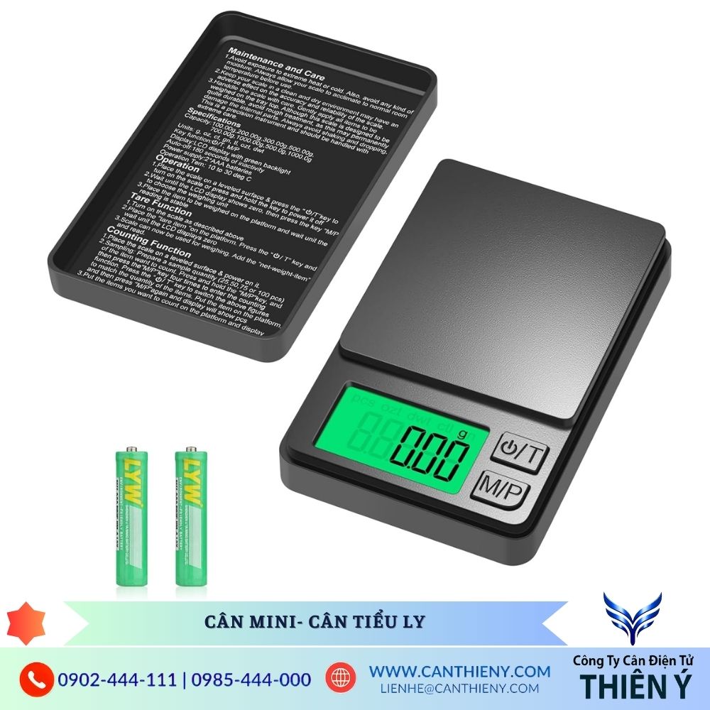Cân điện tử bỏ túi màn hình LCD chính hãng giá rẻ chất lượng cao bảo hành 12 tháng