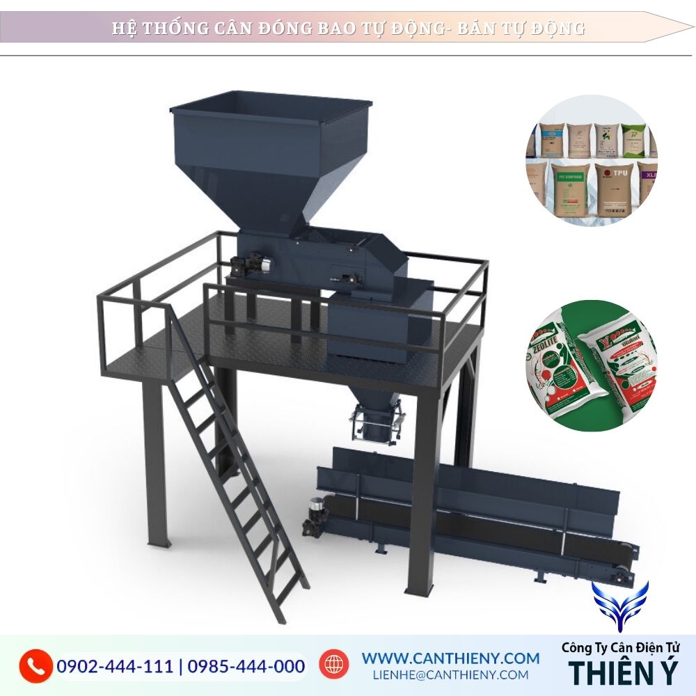 Cân đóng bao điện tử cho ngành hóa chất giá rẻ, chính hãng, chất lượng, bảo hành 12 tháng