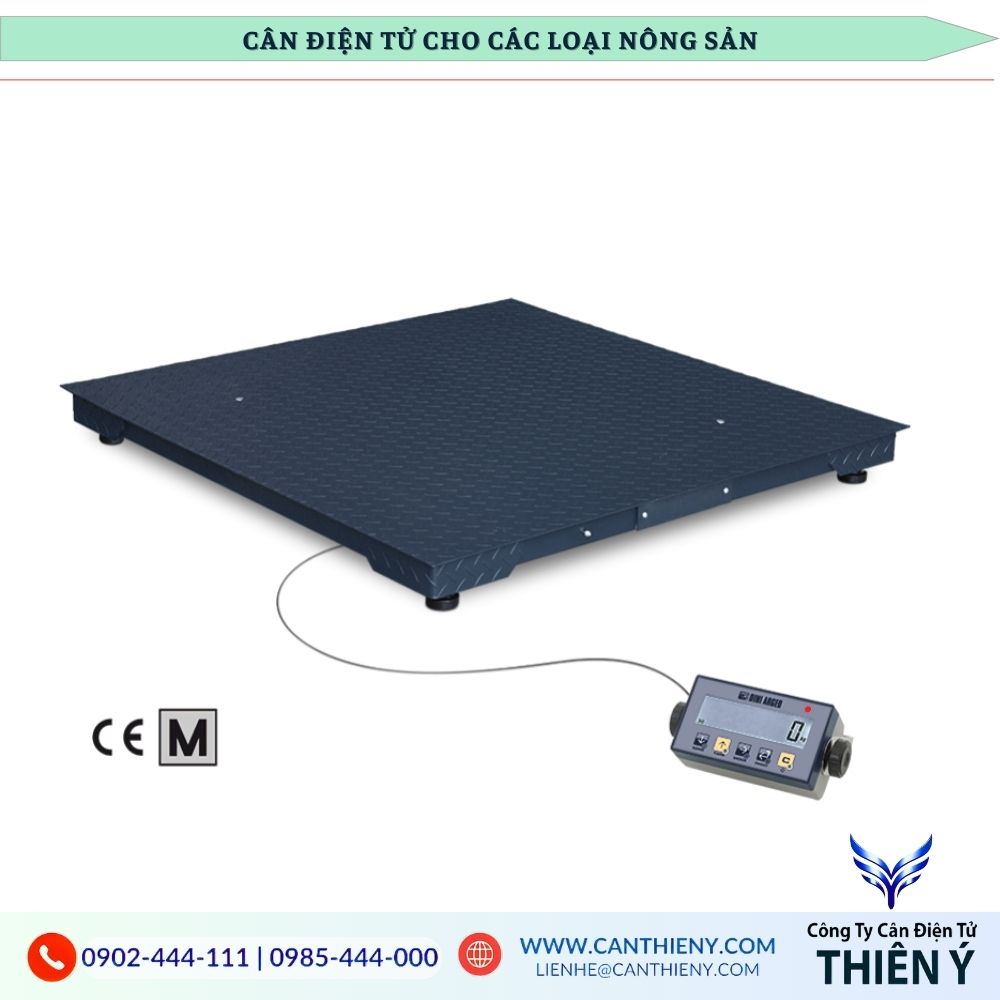 Hình ảnh Cân Nông Sản Điện Tử 1 Tấn chính hãng, chất lượng, giá rẻ, bảo hành 12 tháng.