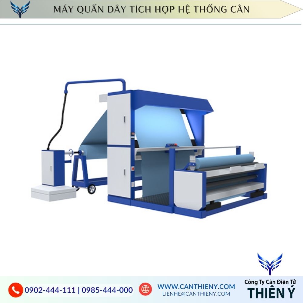 Hình ảnh cân quấn cuộn bao bì Thiên Ý, chính hãng, tải trọng lớn, bền bỉ, bảo hành 12 tháng, chuyên dùng trong sản xuất bao bì.