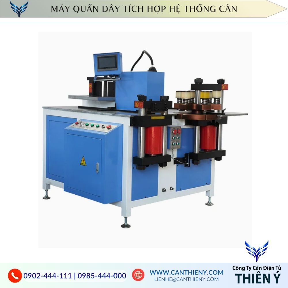 Hình ảnh Cân Quấn Cuộn Dây 200kg điện tử tích hợp máy quấn, cân realtime, chính hãng Thiên Ý, giá tốt, bảo hành 12 tháng.