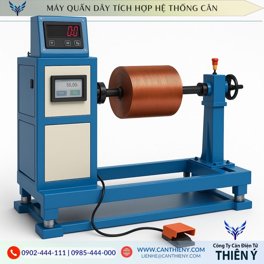 Hình ảnh Cân Quấn Cuộn Dây 50kg điện tử công nghiệp, chính hãng Thiên Ý, giá tốt, bảo hành 12 tháng.