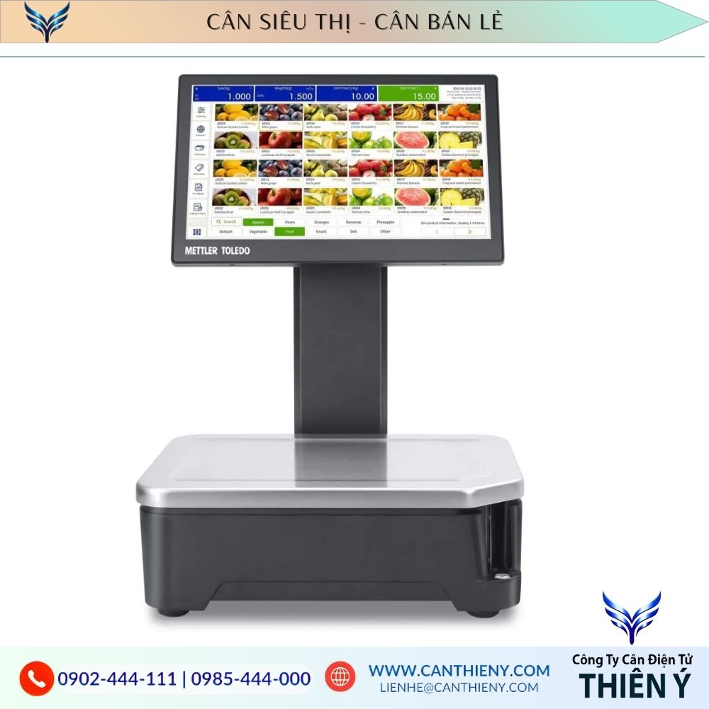 Cân Siêu Thị Điện Tử In Hóa Đơn chính hãng, tích hợp in tem, bảo hành 12 tháng