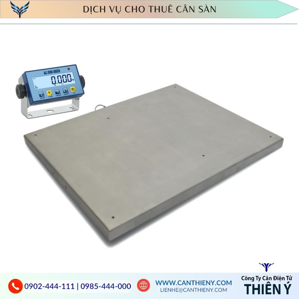Cho thuê cân sàn điện tử 5 tấn ngắn hạn từ 1 tháng, dài hạn từ 1 năm, chính hãng, chất lượng cao tại Thiên Ý