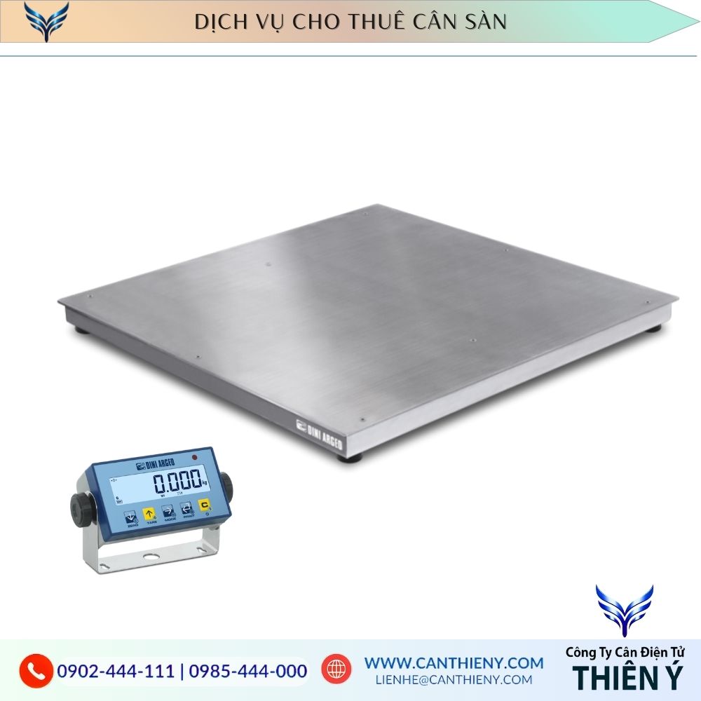Cho thuê cân sàn điện tử dài hạn từ 1 năm, uy tín, chính hãng, bảo trì định kỳ tại Thiên Ý