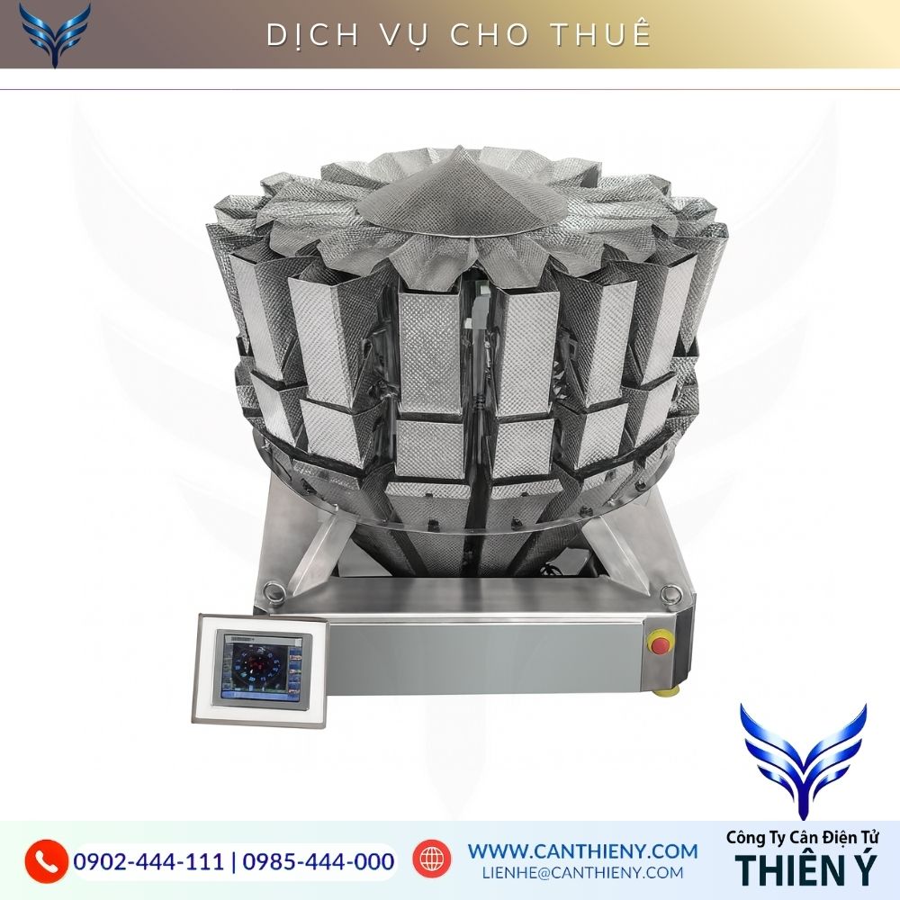 Dịch vụ cho thuê cân tổ hợp chuyên dụng cho ngành snack, tốc độ cao và chính xác