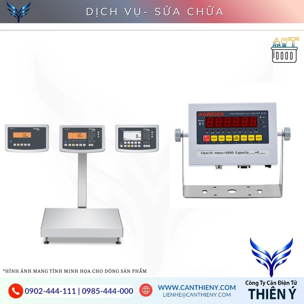 Hình ảnh Đầu Cân Hiển Thị Cho Cân Sàn chính hãng, hiển thị sắc nét tại Thiên Ý