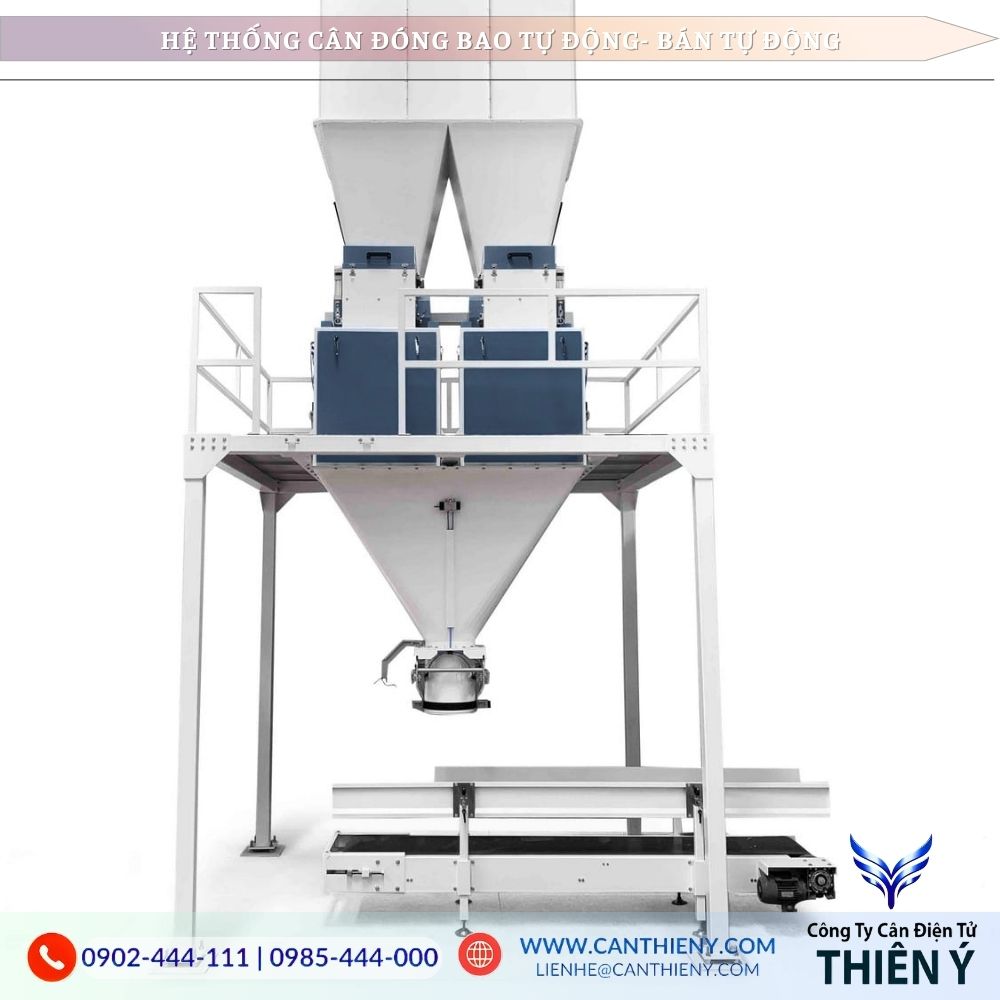 Thuê cân đóng bao điện tử 100kg chính hãng, giá rẻ, hỗ trợ ngắn hạn & dài hạn từ 1 tháng