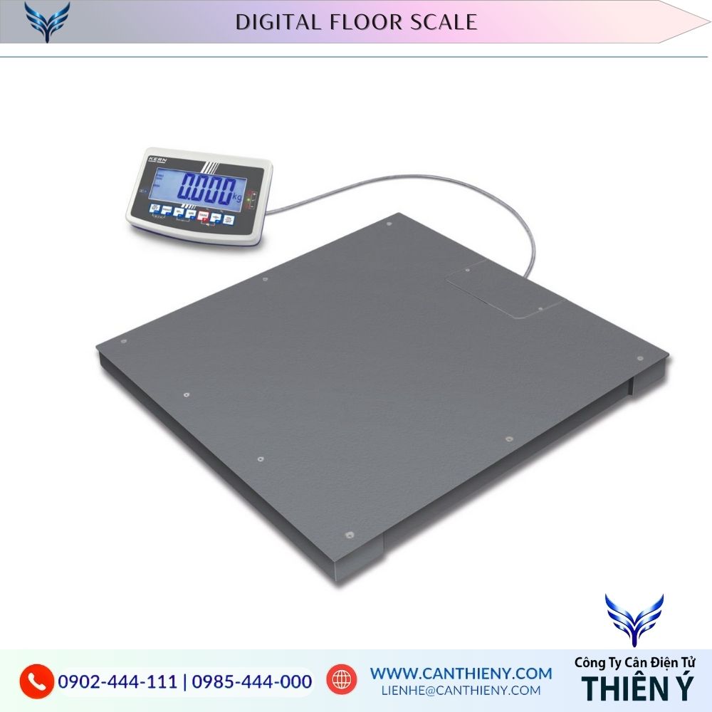 Heavy Duty Floor Scale with robust design, high precision, and 12-month warranty for industrial use.