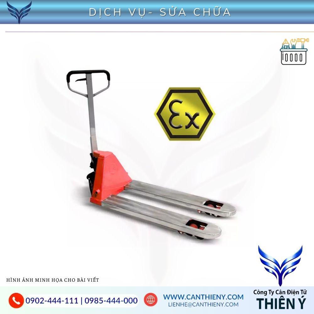 dịch vụ Sửa Cân Xe Nâng Tay Điện Tử Lỗi Cảm Biến chính xác tận nơi