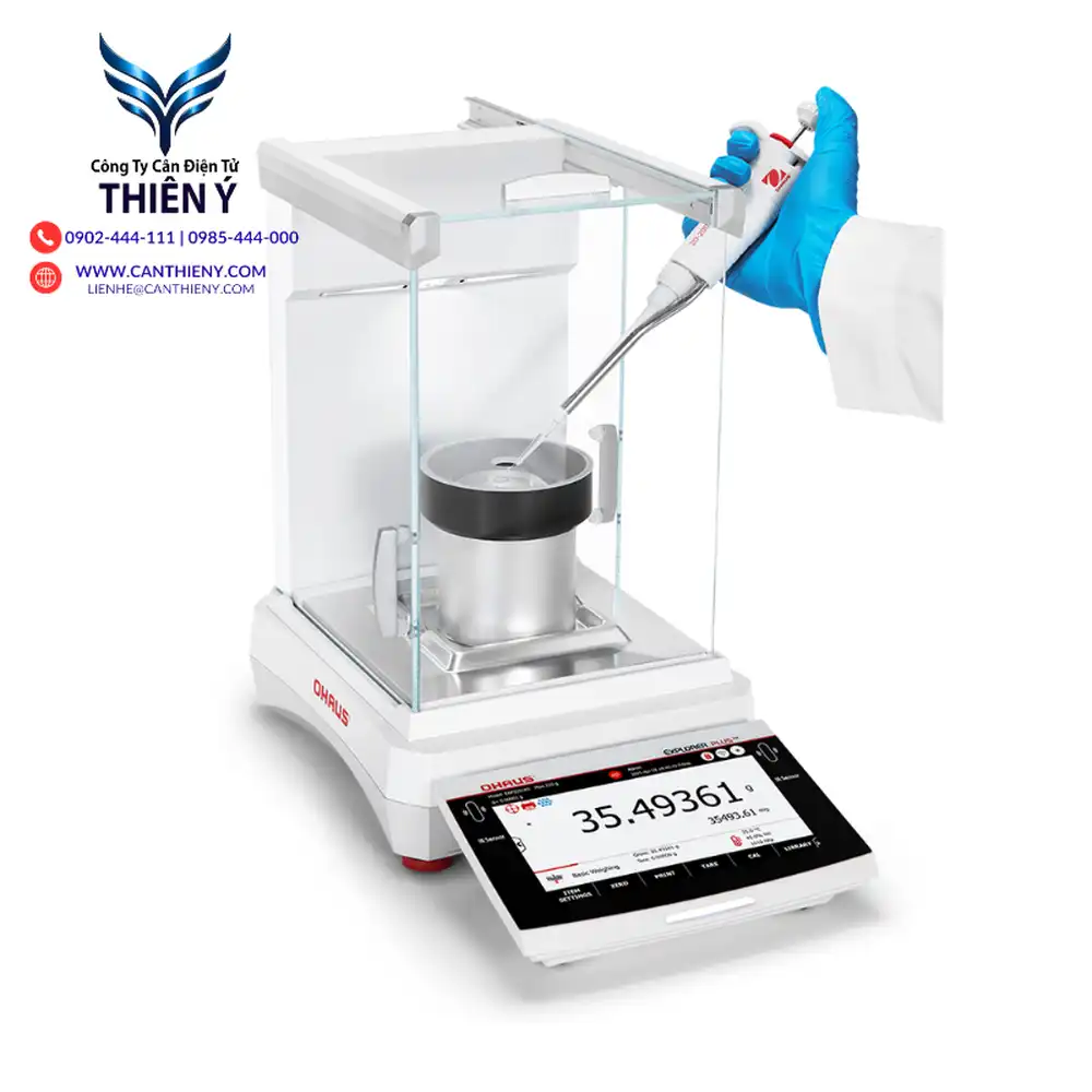 Cân micro điện tử chuẩn GLP/GMP – độ chia 0.000001g, bảo hành 18 tháng